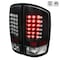 Spec-D Tuning 07-08 Dodge Ram LED Tail Lights Black Housing LT-RAM07JMLED-TM - alternate 1